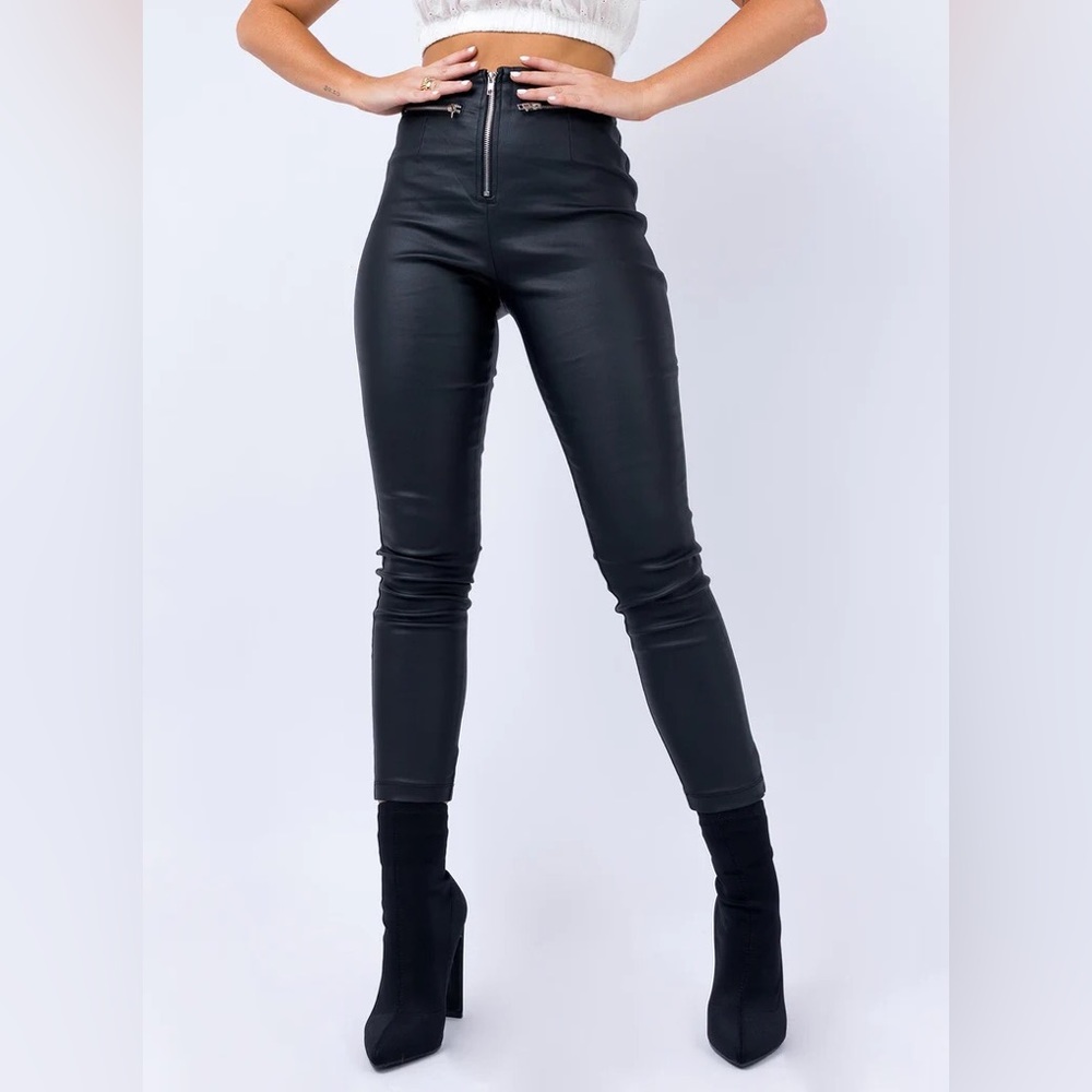 Princess Polly Flagstaff Pants in Black, Size 4